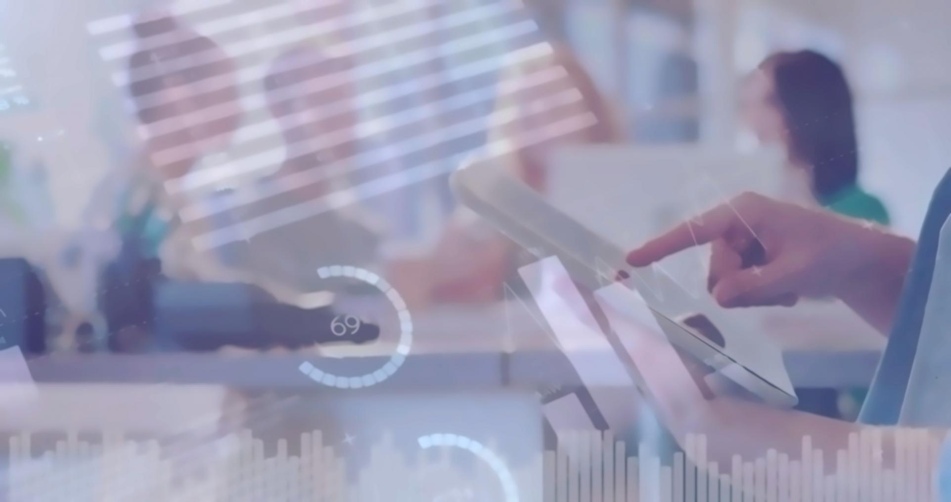 Students collaborating on blockchain development project with code displayed on multiple screens